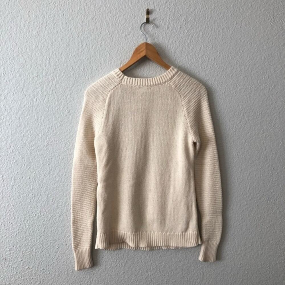 Old Navy Cream Cozy Chunky Pullover Sweater - Picture 3 of 5